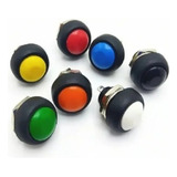 Kit Com 40 Botão 12mm À Prova D Água Pbs 33b Coloridos
