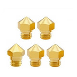 Kit Com 5 Bicos Nozzle Mk10 1 0mm 1 75mm Impressora 3d