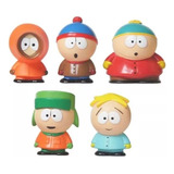 Kit Com 5 Bonecos Do South Park Action Figure Em Pvc 6cm