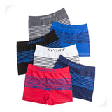Kit Com 5 Boxer Masculina Microfibra Cueca Boxers