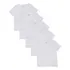 Kit Com 5 Camisetas Infantil Branca Hering
