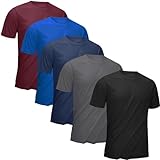 Kit Com 5 Camisetas Masculinas Dry