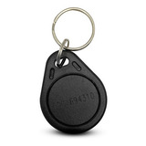 Kit Com 5 Chaveiros Tag Preto Universal Rfid 125khz