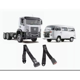 Kit Com 5 Cinto Segurança 2 Pontos Kombi caminhão Universal