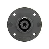 Kit Com 5 Conector Speakon Santo Angelo Fêmea Painel 4 Polos