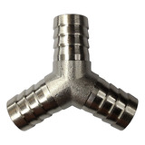 Kit Com 5 Conexões Em Latao Espiga Tripla 8mm