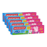 Kit Com 5 Creme Dental Infantil Peppa Pig Fluor Tutti Fruti