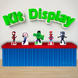 Kit Com 5 Displays Totens De Mesa Spidey E Seus Amigos