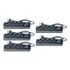 Kit Com 5 Filtros De Linha 4 Tomadas Diagonais Abs 127/220v Kitec