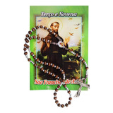 Kit Com 5 Folheto São Francisco De Assis Com Terço