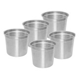 Kit Com 5 Molheira Cuba Carrinhos Buffet Grd Cachorro Quente