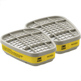 Kit Com 5 Pares Filtro Cartucho Químico 3m 6003 Respirador