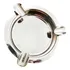 Kit Com 5 Pçs De Cinzeiro Em Aço Inox   Meridional