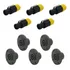 Kit Com 5 Plug Speakon 4 Polos Sas Fl4 + 5 Nl4p Santo Angelo
