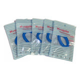 Kit Com 5 Pulseiras Azul Repelente Infantil E Adulto