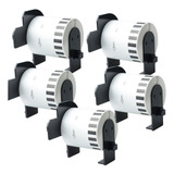 Kit Com 5 Rolos Etiqueta Dk 2251 Compatível Premium