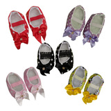 Kit Com 5 Sapatinhos Para Bebê Reborn Boneca Recém Nascido