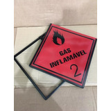 Kit Com 5 Suporte Para Placa Caminhão Sinalização 30 X 30