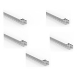 Kit Com 5 Unidades Canaleta Enerbras 50x50 Semi Aberta