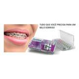 Kit Com 50 Casos De Bráquetes Roth Light Monobloco Tecnident