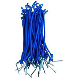 Kit Com 50 Elásticos Fixadores De Lona De Piscina 35 Cm