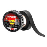 Kit Com 50 Fita Isolante Imperial 3m Preta 18mm X 20 Metros