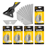 Kit Com 50 Lâminas Estilete Trapezoidal Profissional Vonder