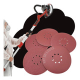Kit Com 50 Lixas 225mm Grãos Para Lixadeira Girafa De Teto