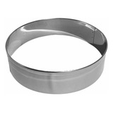 Kit Com 50 Peças Aro Cortador De Carne Hamburguer 15x3 Inox