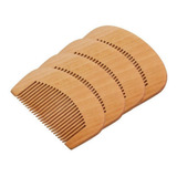 Kit Com 50 Pente De Madeira 1 2 Lua Pequeno Para Barba