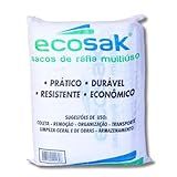 Kit Com 50 Saco De Ráfia Novo Estampado 50x80 Sacaria Entulho Construção Ração Grãos