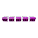 Kit Com 5pçs Conector Engate Permante 6vias 1 5mm 2 5mm 400v