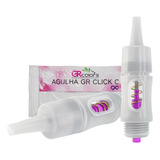 Kit Com 5u Agulhas Gr Colors Click C 3 Pontas Linear Flat 