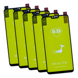 Kit Com 5x Películas De Gel Flexível Para Mi 8 Lite Mi8 Lite