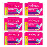 Kit Com 6 Absorventes Intimus Interno Discreto Super 16 Uni