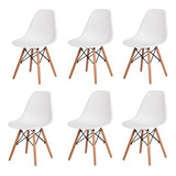 Kit Com 6 Cadeiras Charles Eames