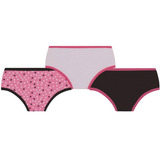 Kit Com 6 Calcinhas Lupo Infantil Lobinha Em Algodão 18103