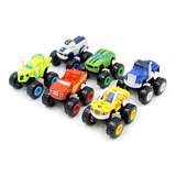 Kit Com 6 Carrinhos Blaze Monster Machines Fricção
