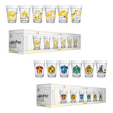 Kit Com 6 Copos Americanos Harry Potter 190 Ml