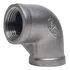 Kit Com 6 Cotovelos 90 Fxf Inox 304npt 1 8