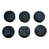 Kit Com 6 Grip Borracha Analógico Para Ps Vita Psv Psvita