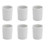 Kit Com 6 Mini Copinho De Porcelana 55 Ml Copinhos De Café
