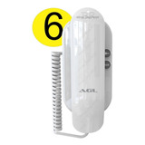 Kit Com 6 Monofones Para Interfone Universal Agl S 100