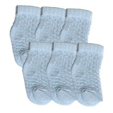 Kit Com 6 Pares De Meias Recém Nascido Cores Sortidas Bebê