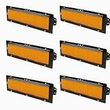 Kit Com 6 Queimadores Infravermelhos A Gás INFRAVER Original Para Máquinas De Frango Lareiras Fornos Churrasqueiras