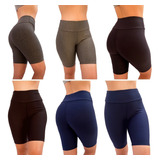 Kit Com 6 Shorts Bermuda Ciclista Cores Sortidas Atacado