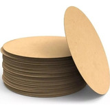 Kit Com 6 Sousplat Mdf Cru 35cm Supla Suplats Base Para Capa