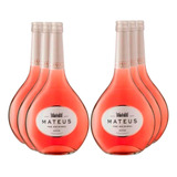Kit Com 6 Vinho Português Rosé Meio Seco Mateus Garrafa 750ml