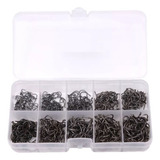 Kit Com 600 Anzóis Aço Carbono 3 Ao 12 Caixa Pesca Anzol