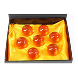 Kit Com 7 Esferas Do Dragão Dragon Ball Z Lindo Box 3 5cm